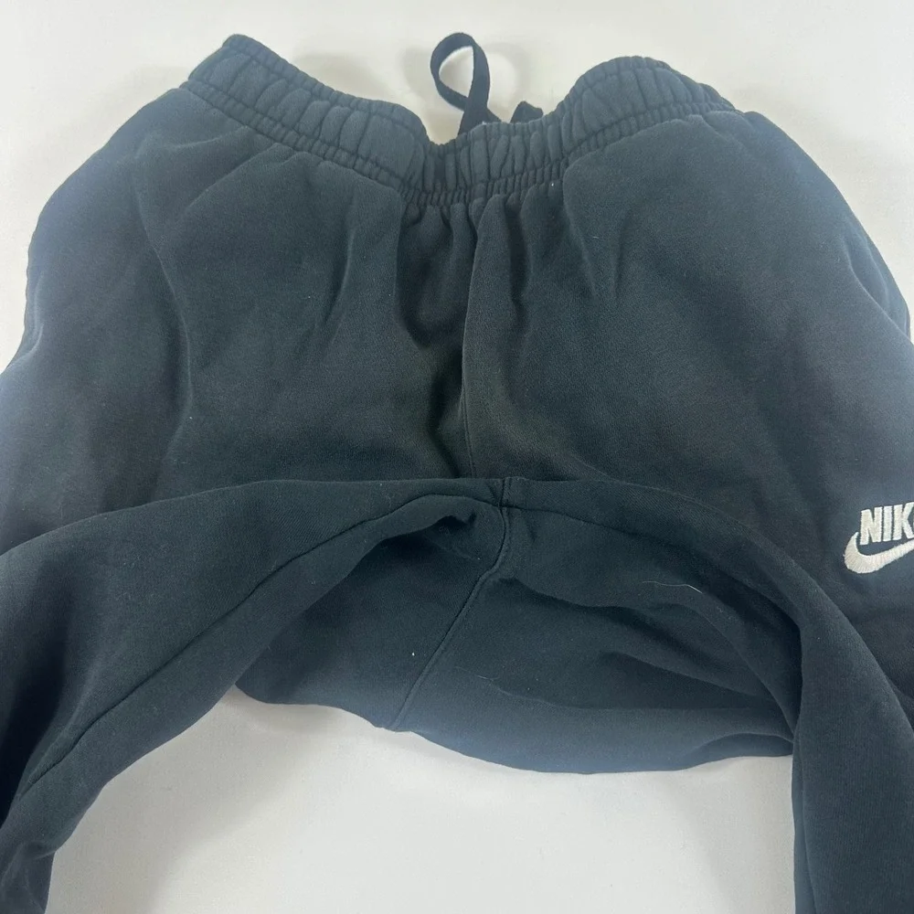 Nike Dri-FIT Joggers Sweatpants Black Small Logo‎ Athletic Casual Comfort